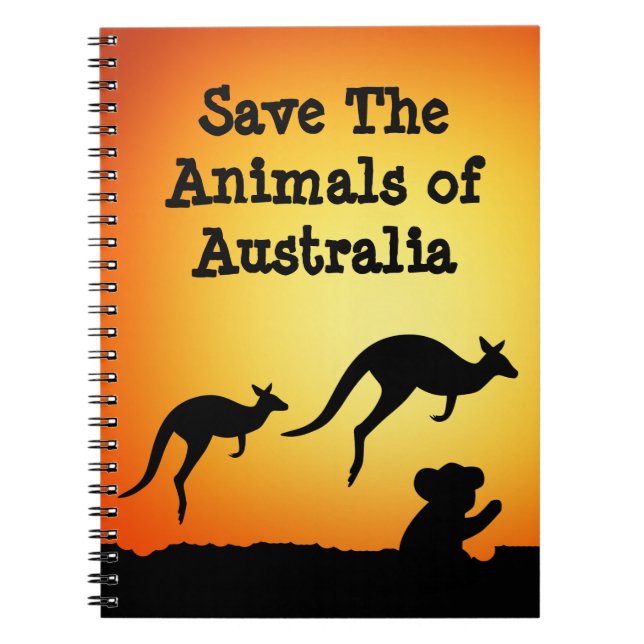 Cuaderno Save The Animals of Australia (Frente)