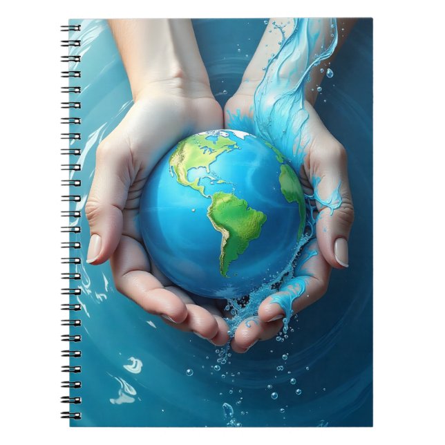 Cuaderno “Save the Earth Water Planet Notebook  (Frente)