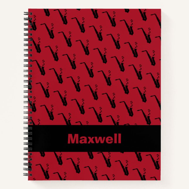 Cuaderno Saxofón (Anverso)