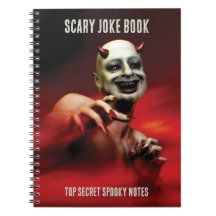 Scary Joke Book. Top Secret Notes. Devil T-Shirt