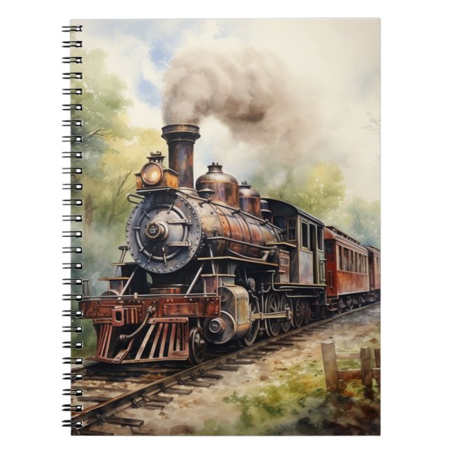 Cuaderno Scenic Landscape a Victorian Train (Frente)