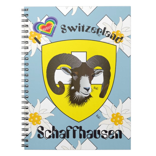 Cuaderno Schaffhausen - Schweiz - Suisse - Notizhefte (Frente)
