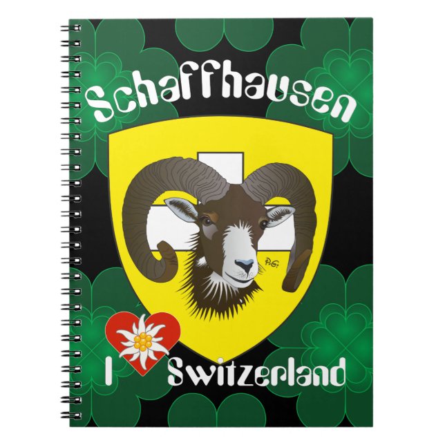 Cuaderno Schaffhausen - Schweiz - Suisse - Notizhefte (Frente)