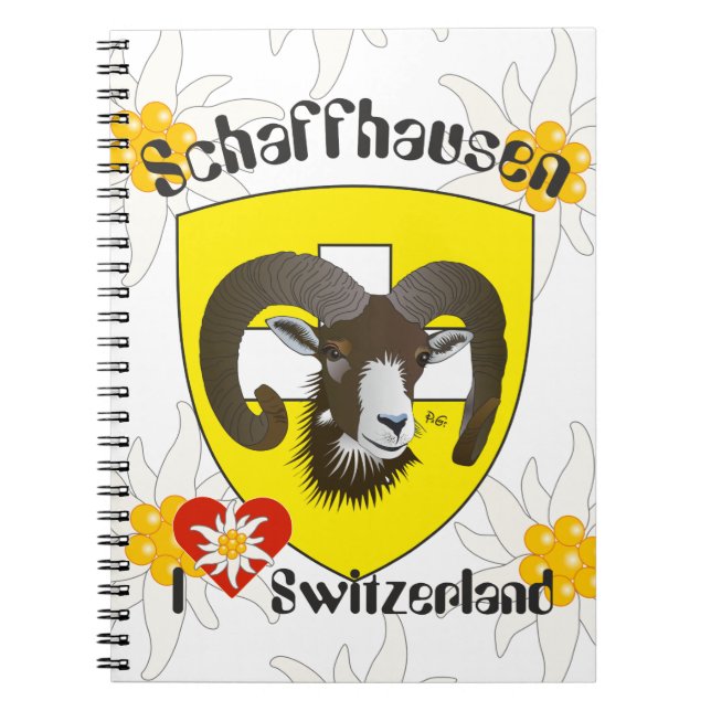 Cuaderno Schaffhausen - Schweiz - Suisse - Notizhefte (Frente)