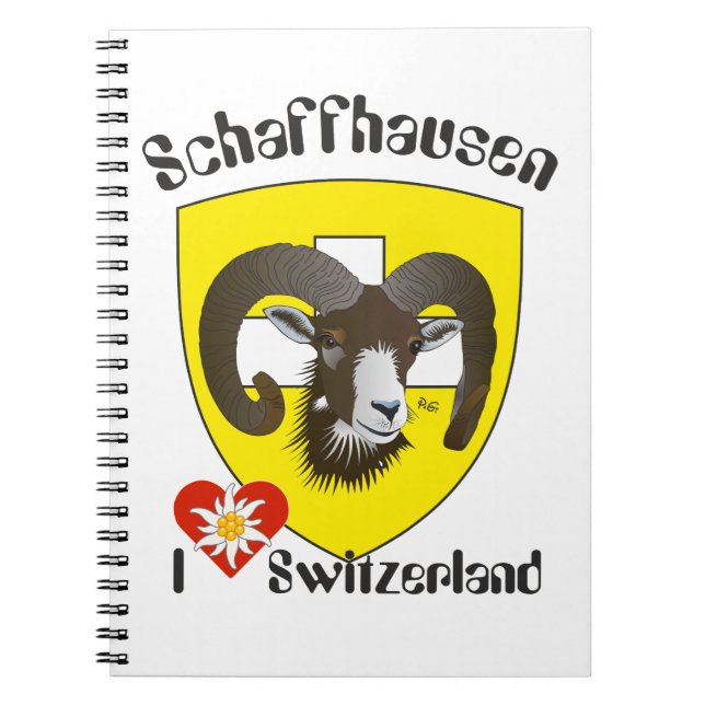 Cuaderno Schaffhausen - Schweiz - Suisse - Notizhefte (Frente)