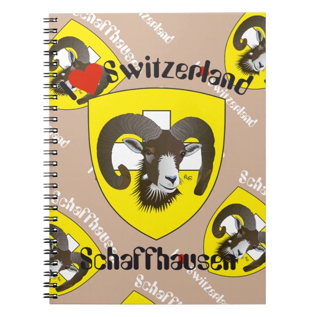 Cuaderno Schaffhausen - Schweiz - Suisse - Notizhefte (Frente)