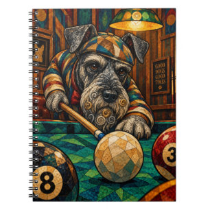 Cuaderno Schnauzer Gigante, Mosaico Geométrico