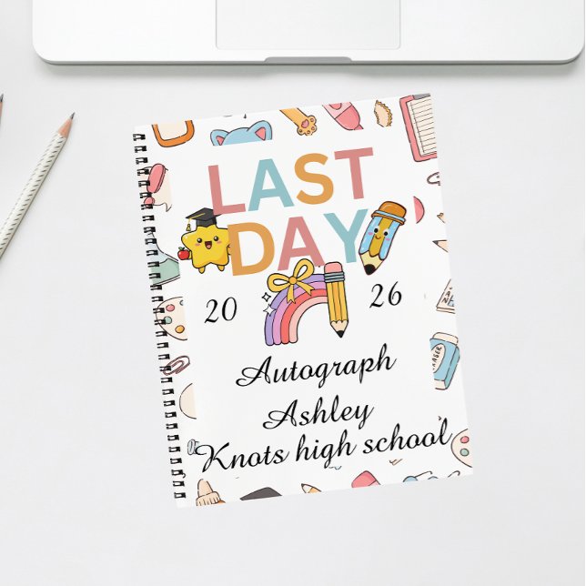 Cuaderno School leaver personalized autographs  (Subido por el creador)