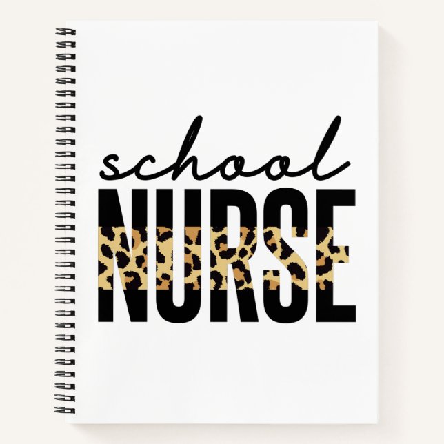 Cuaderno School Nurse | School Nurse RN appreciation gifts (Anverso)