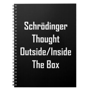 Cuaderno Schrodinger Pensó Fuera De La Caja