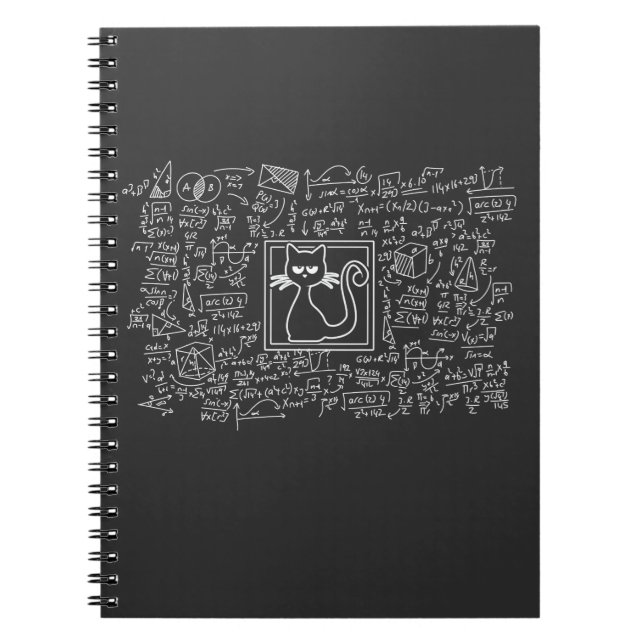 Cuaderno Schrodingers Cat Box Funny Science Nerd Physics (Frente)