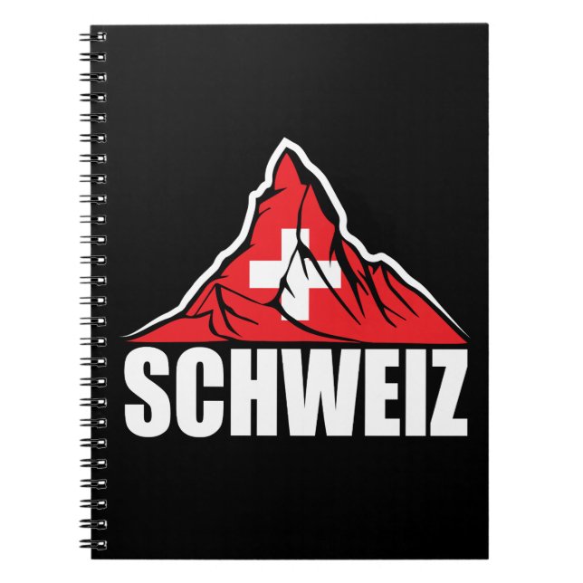 Cuaderno Schweiz Matterhorn Suiza (Frente)
