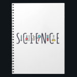 Cuaderno Science<br><div class="desc">Awesome Science Design. A perfect match for every scientist,  science student,  science teacher and science lover. Great Gift idea for men,  women,  teens and kids.</div>