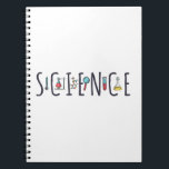 Cuaderno Science<br><div class="desc">Awesome Science Design. A perfect match for every scientist, science student, science teacher and science lover. Great Gift idea for men, women, teens and kids.</div>