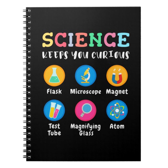 Cuaderno Science keeps you curious (Frente)
