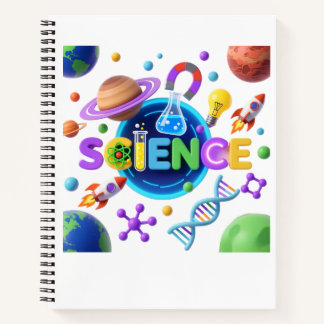 Cuaderno Science Lover Educational Typography