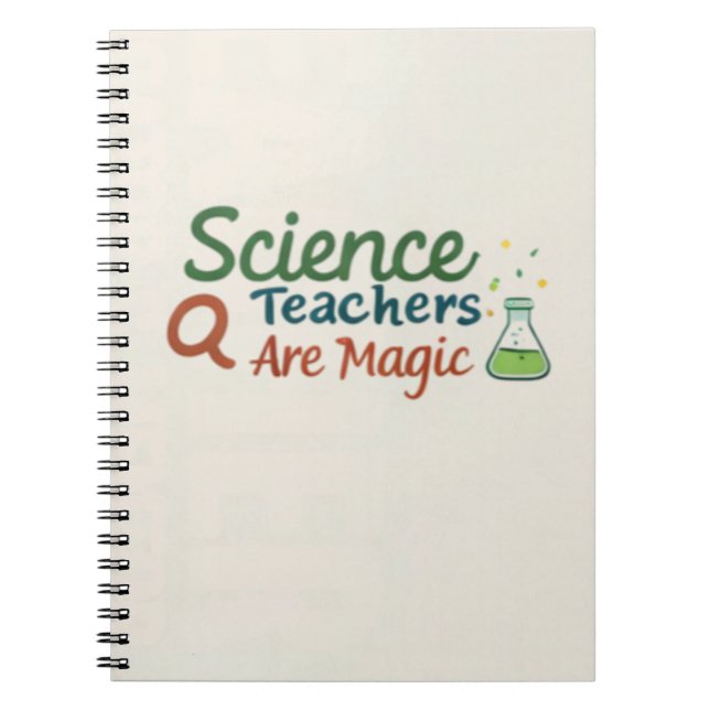 Cuaderno Science Teachers Are Magic Cute Chemistry Teacher  (Frente)