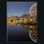 Cuaderno Science World y CBD reflejados en False Creek,<br><div class="desc">DERECHOS DE AUTOR David Wall / DanitaDelimont.com| CN02 DWA0002.jpg| Science World y CBD reflejados en False Creek,  Vancouver,  Columbia Británica,  Canadá</div>