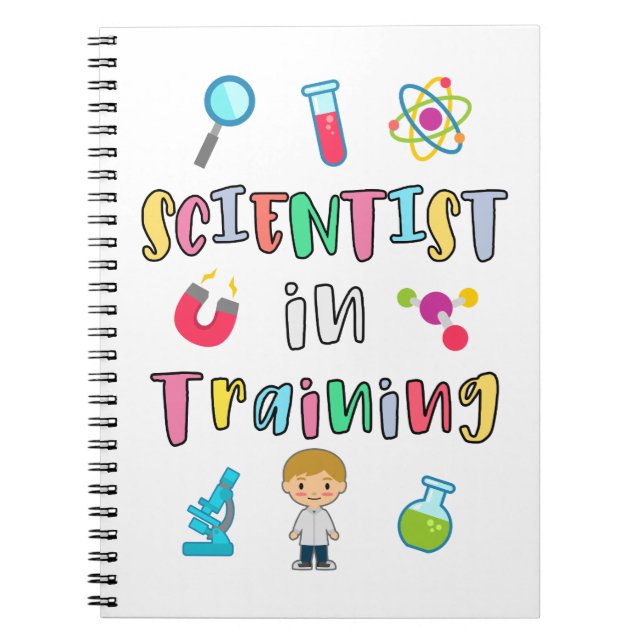 Cuaderno Scientist in Training for Young Scientists (Frente)