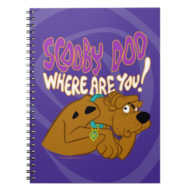Cuaderno Scooby-Doo asustado (Frente)