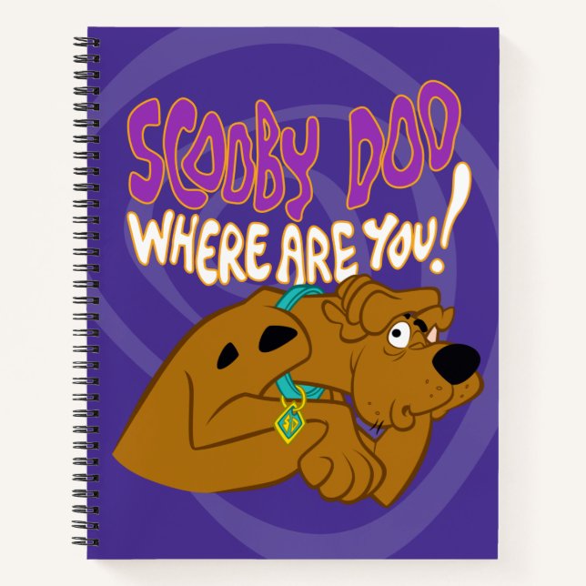 Cuaderno Scooby-Doo asustado (Anverso)