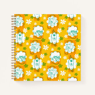 Cuaderno Scooby-Doo Character Floral Pattern