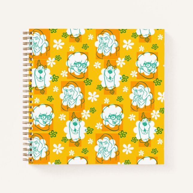 Cuaderno Scooby-Doo | Character Floral Pattern (Anverso)