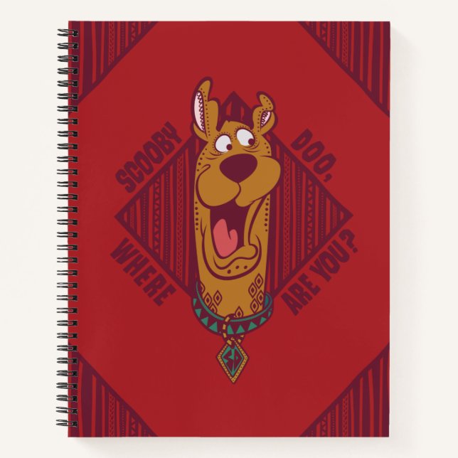 Cuaderno Scooby-Doo ¿Dónde está el gráfico tribal? (Anverso)