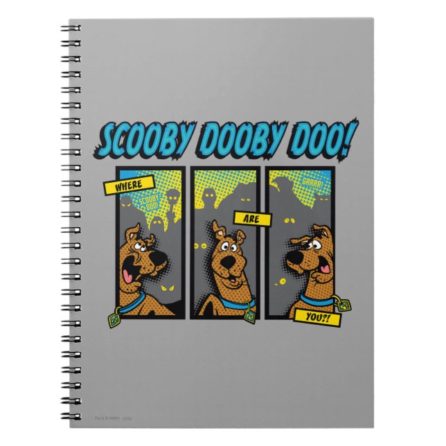 Cuaderno Scooby-Doo ¿Dónde Están Los Paneles De Cómic? (Frente)