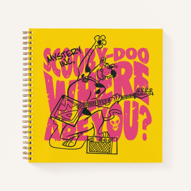Cuaderno Scooby-Doo ¿Dónde Estás El Punk Guitar Riff (Anverso)