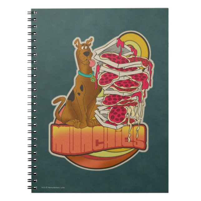 Cuaderno Scooby-Doo | Foto de Pizza "Munchies" Gráfico (Frente)