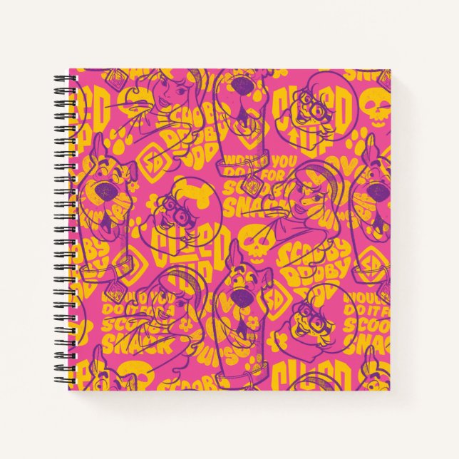 Cuaderno Scooby-Doo | Funky Flower Pattern (Anverso)