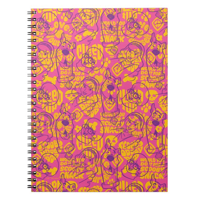 Cuaderno Scooby-Doo | Funky Flower Pattern (Frente)