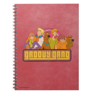 Cuaderno Scooby-Doo   Gráfico retro Personalizado "Groovy G