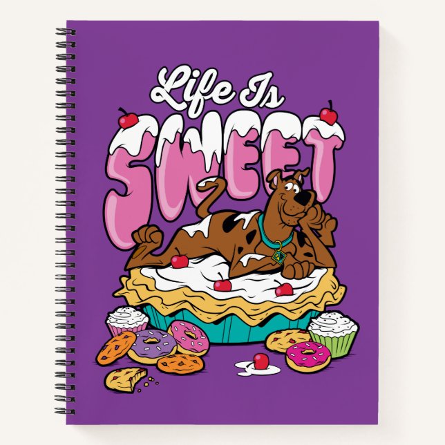 Cuaderno Scooby-Doo "La vida es dulce" (Anverso)