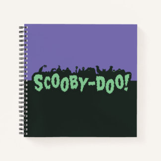 Cuaderno ¡Scooby-Doo! Logotipo de silueta de monstruo