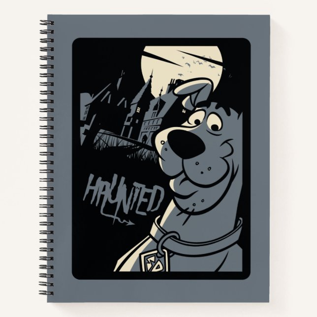 Cuaderno Scooby-Doo Noir Obstaculizado Gráfico de la mansió (Anverso)