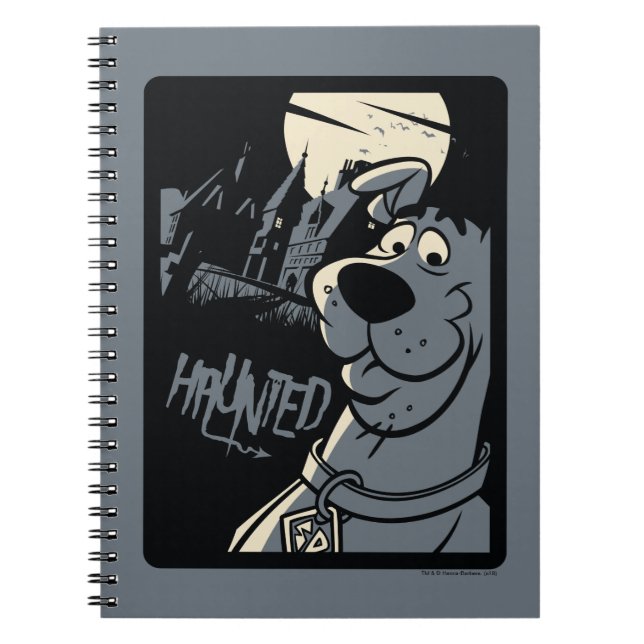 Cuaderno Scooby-Doo Noir Obstaculizado Gráfico de la mansió (Frente)