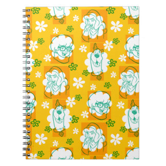 Cuaderno Scooby-Doo | Patrón floral de caracteres