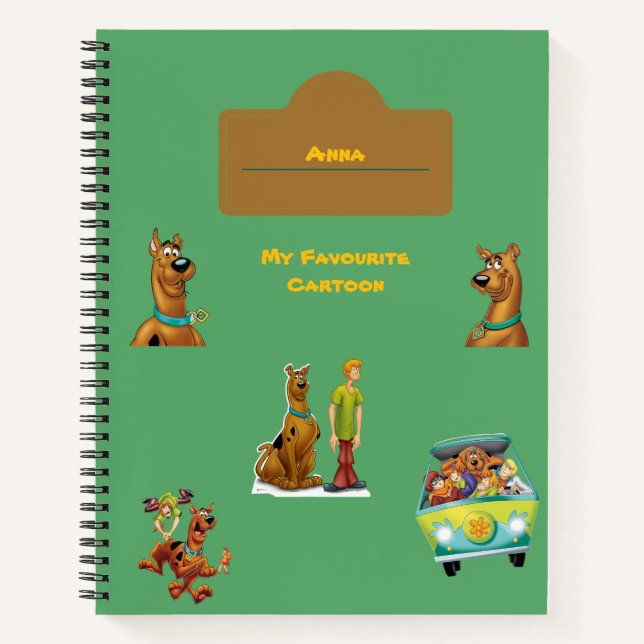 Cuaderno Scooby-Doo & Shaggy Notebook – Mystery Machine Car (Anverso)
