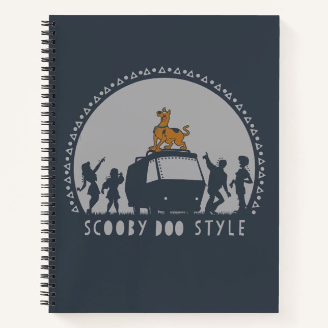 Cuaderno Scooby-Doo Style Tribal Van Silhouette (Anverso)
