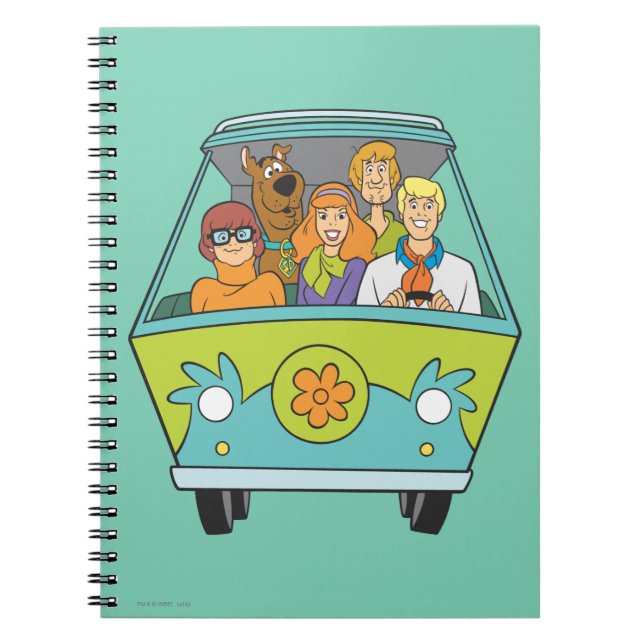 Cuaderno Scooby-Doo y la máquina de misterio de pandillas (Frente)