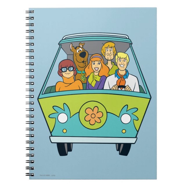 Cuaderno Scooby-Doo y la máquina de misterio de pandillas (Frente)