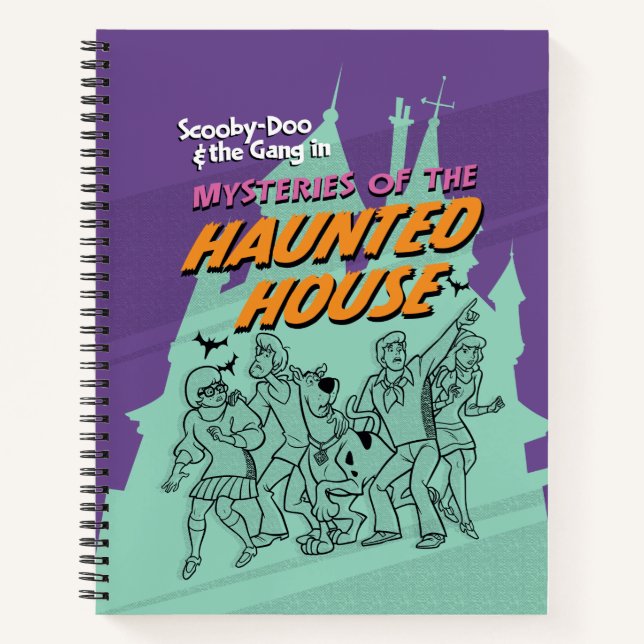 Cuaderno Scooby-Doo y la pandilla "casa embrujada" (Anverso)
