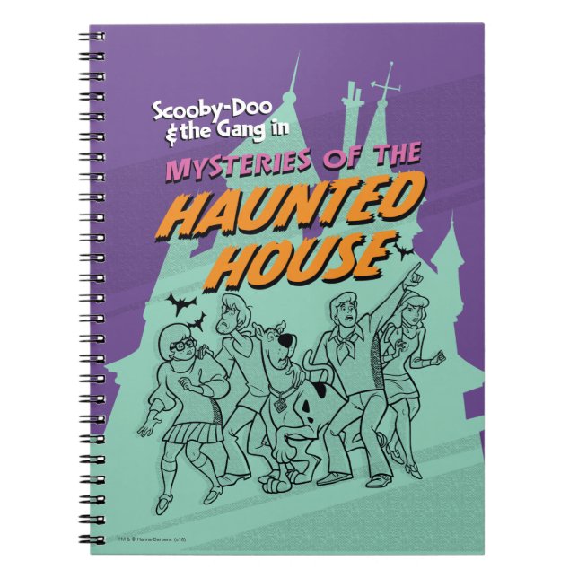 Cuaderno Scooby-Doo y la pandilla "casa embrujada" (Frente)