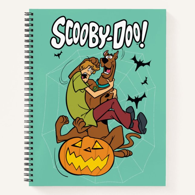 Cuaderno Scooby-Doo y Shaggy Halloween Fright (Anverso)