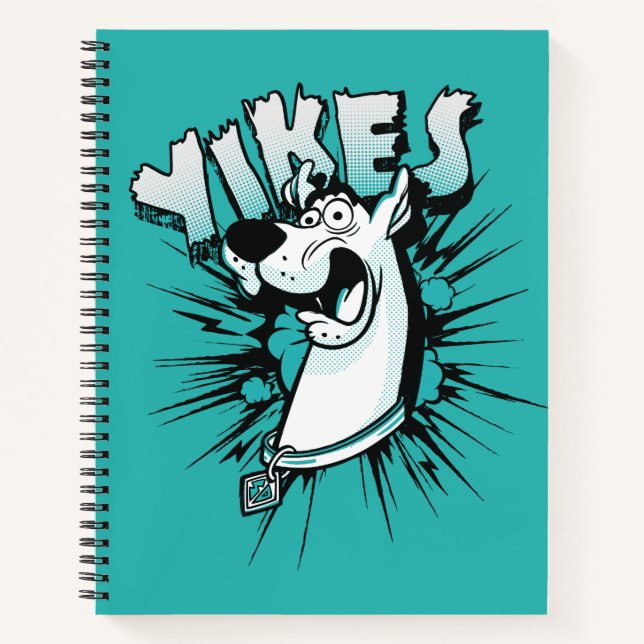 Cuaderno Scooby-Doo "¡Yikes!" Gráfico de semitono (Anverso)