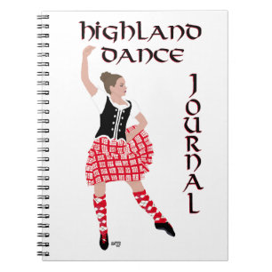 Cuaderno Scotland Highland Dance Journal