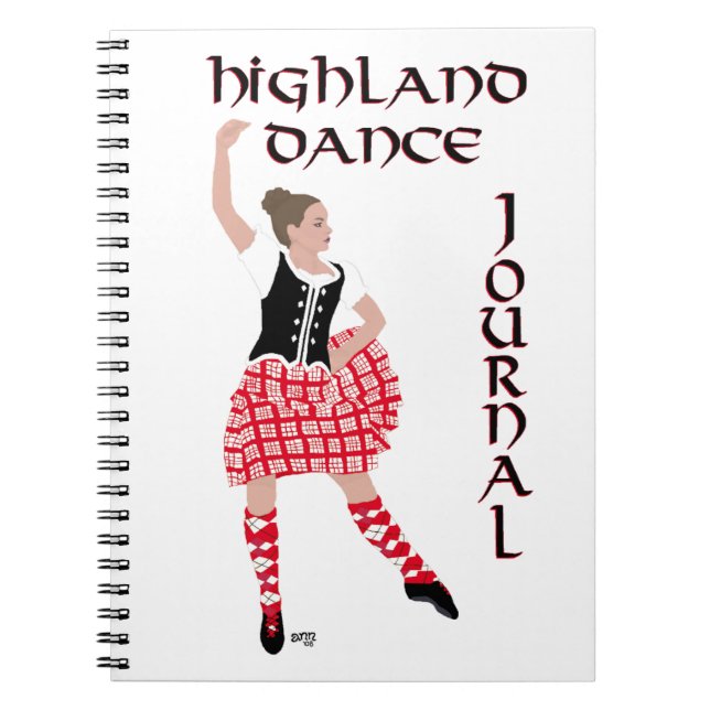 Cuaderno Scotland Highland Dance Journal (Frente)