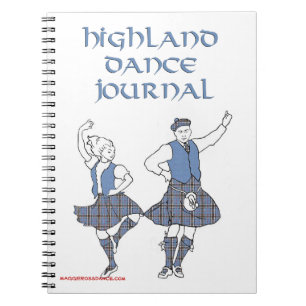 Cuaderno Scotland Highland Dance Journal
